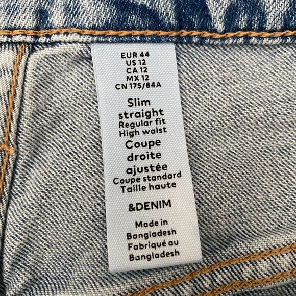 H&M Slim Straight Ripped Jeans - Picture 4 of 4